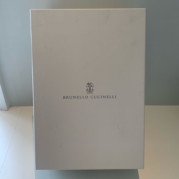 Brunello Cucinelli Other - Brunello Cucinelli Light Gray Logo Empty Shoe Bootie Box Tissue